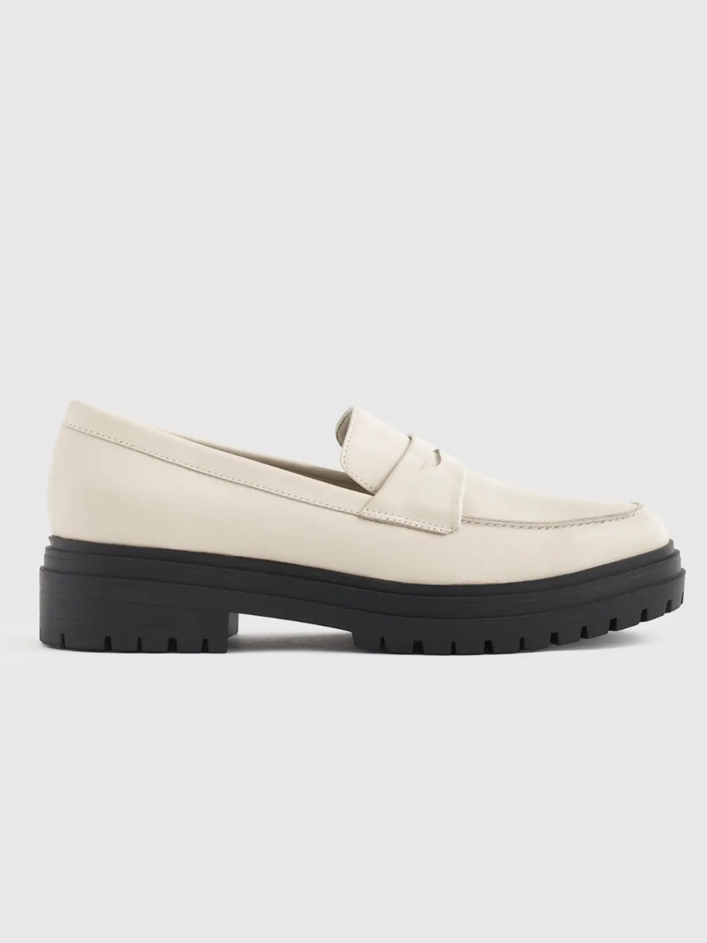 NWT Quince Italian Leather Lug Sole Loafers